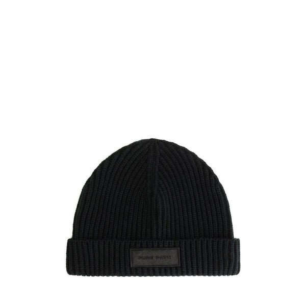 Ribbed Beanie Black-Pure Path-Mansion Clothing