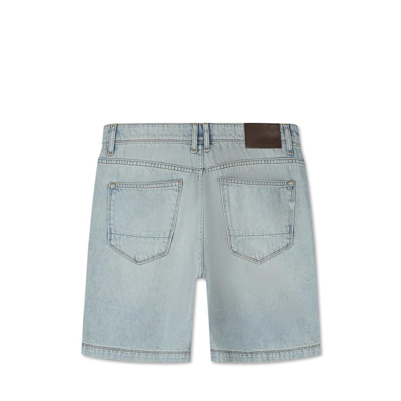 The Owen Regular Fit Shorts Denim Light Blue-Pure Path-Mansion Clothing