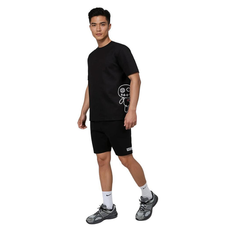 Tornos Shorts Black-wrong friends-Mansion Clothing