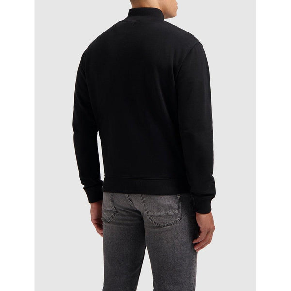 Utility Zip-Up Sweater Black