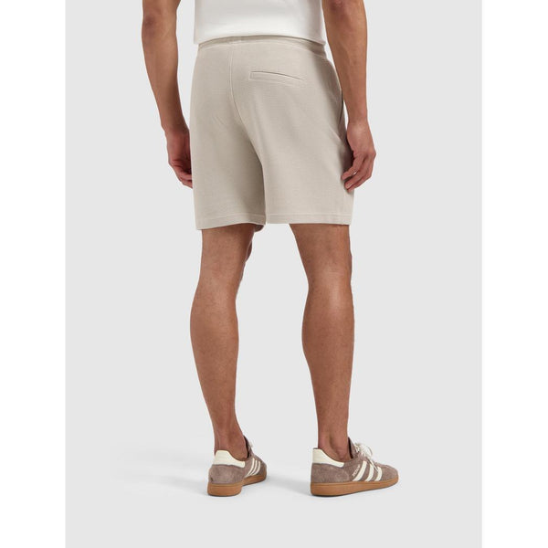 Waffle Shorts Sand-Pure Path-Mansion Clothing