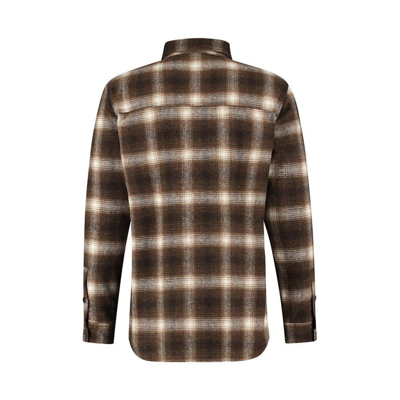 Checked Wool Shirt-Purewhite-Mansion Clothing