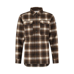 Checked Wool Shirt-Purewhite-Mansion Clothing